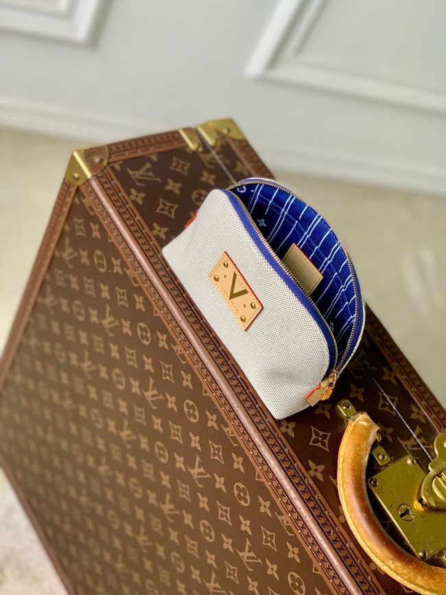 Louis Vuitton Pochette Cosmetique PM M28652 Ocean Blue Louis Vuitton Pochette Cosmetique PM M28652 Ocean Blue