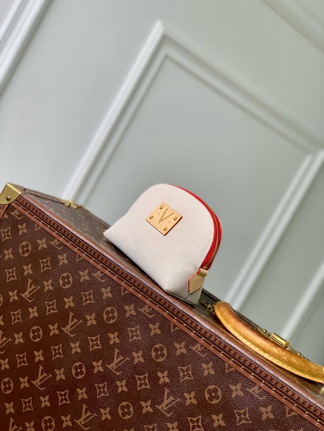 Louis Vuitton Pochette Cosmetique PM M28652 red