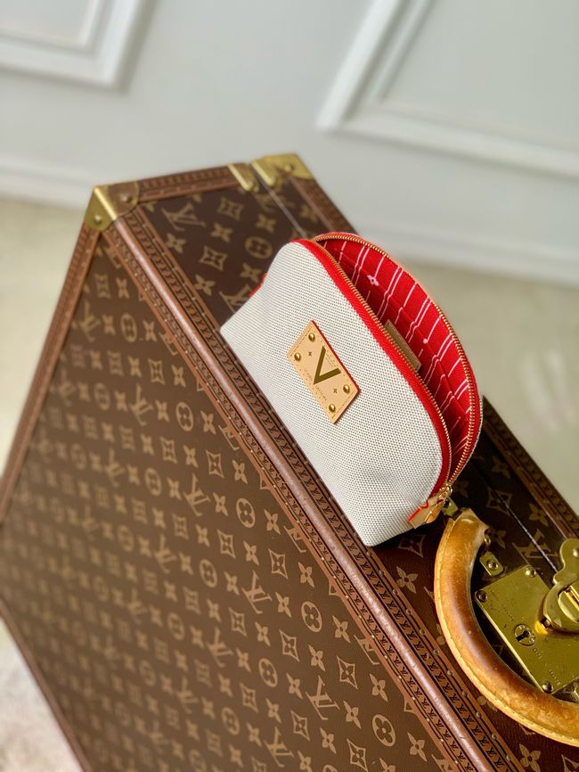 Louis Vuitton Pochette Cosmetique PM M28652 red