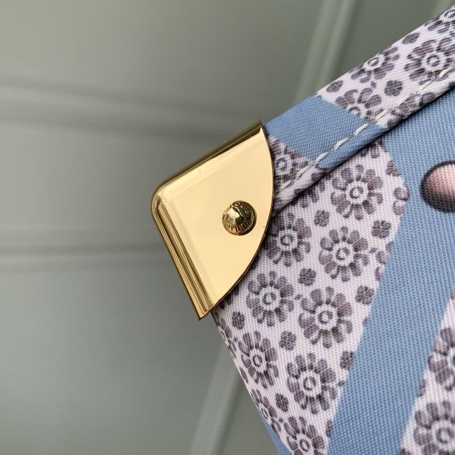 Louis Vuitton Side Trunk MM M28749 Beige&Blue Louis Vuitton Side Trunk MM M28749 Beige&Blue