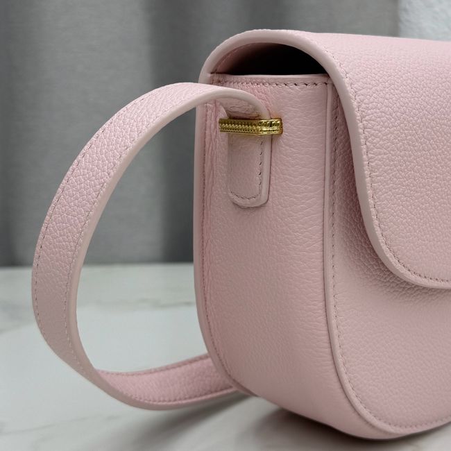 Medium Dior Medaillon Flap Bag Grained Calfskin M3920QD Rose Tendre Medium Dior Medaillon Flap Bag Grained Calfskin M3920QD Rose Tendre