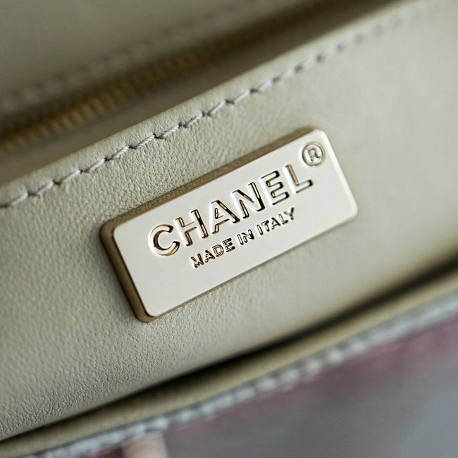 CHANEL Evening Bag embroidery AS4298-3 pink