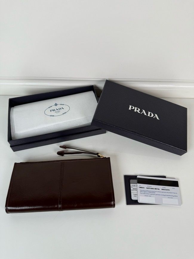 Prada Leather pouch 1MB051 Aviation Black Prada Leather pouch 1MB051 Aviation Black