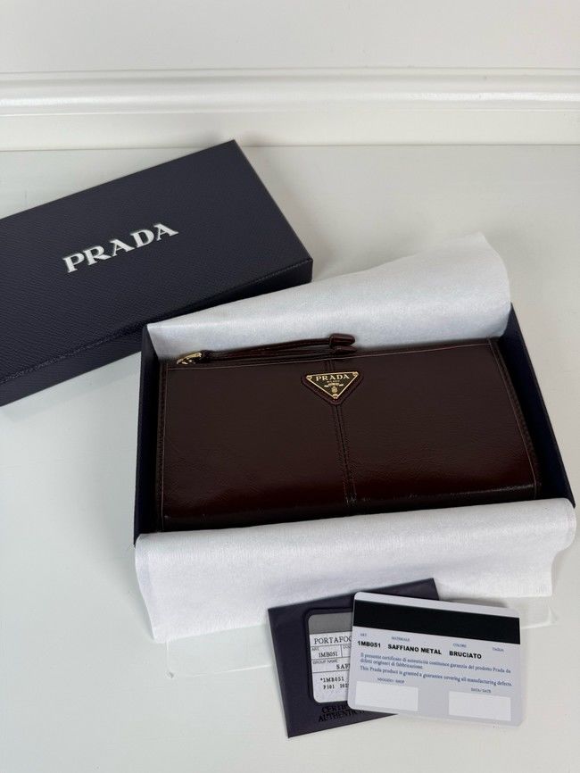 Prada Leather pouch 1MB051 Aviation Black Prada Leather pouch 1MB051 Aviation Black