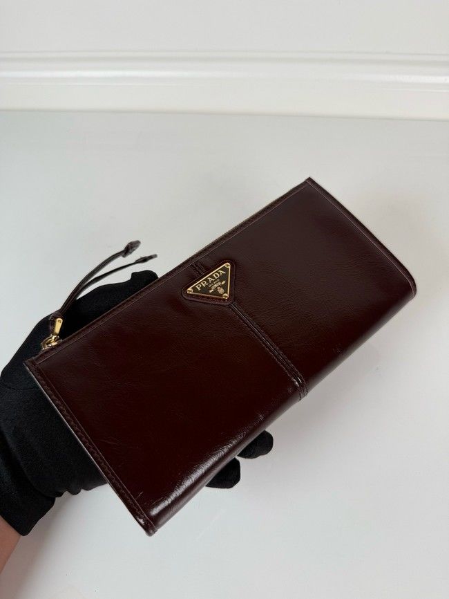 Prada Leather pouch 1MB051 Aviation Black Prada Leather pouch 1MB051 Aviation Black