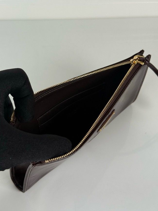 Prada Leather pouch 1MB051 Aviation Black Prada Leather pouch 1MB051 Aviation Black