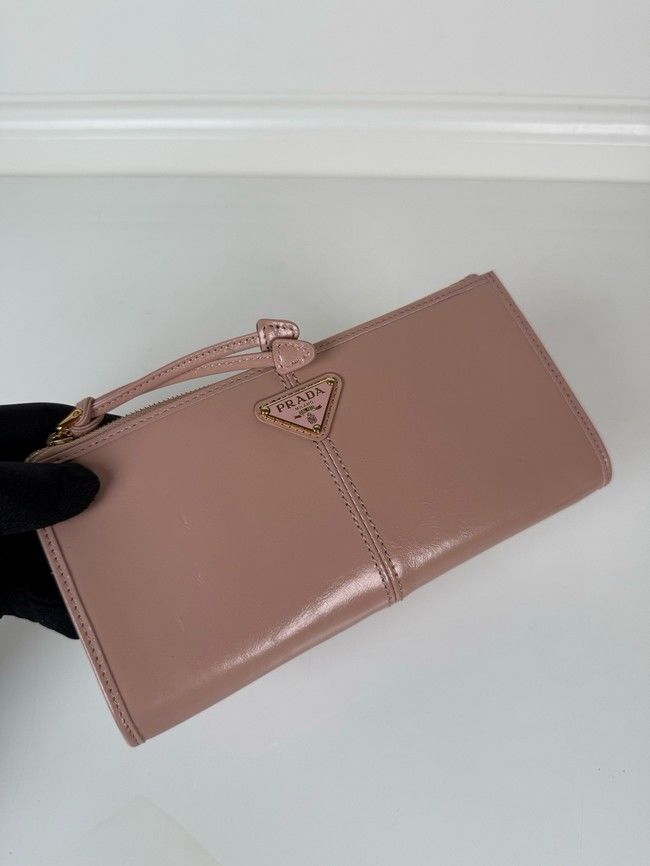 Prada Leather pouch 1MB051 pink Prada Leather pouch 1MB051 pink
