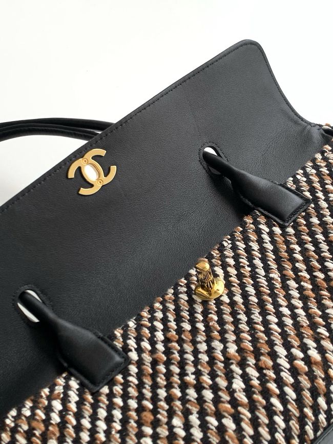 CHANEL Small Tote AS6288 black&Fabric CHANEL Small Tote AS6288 black&Fabric