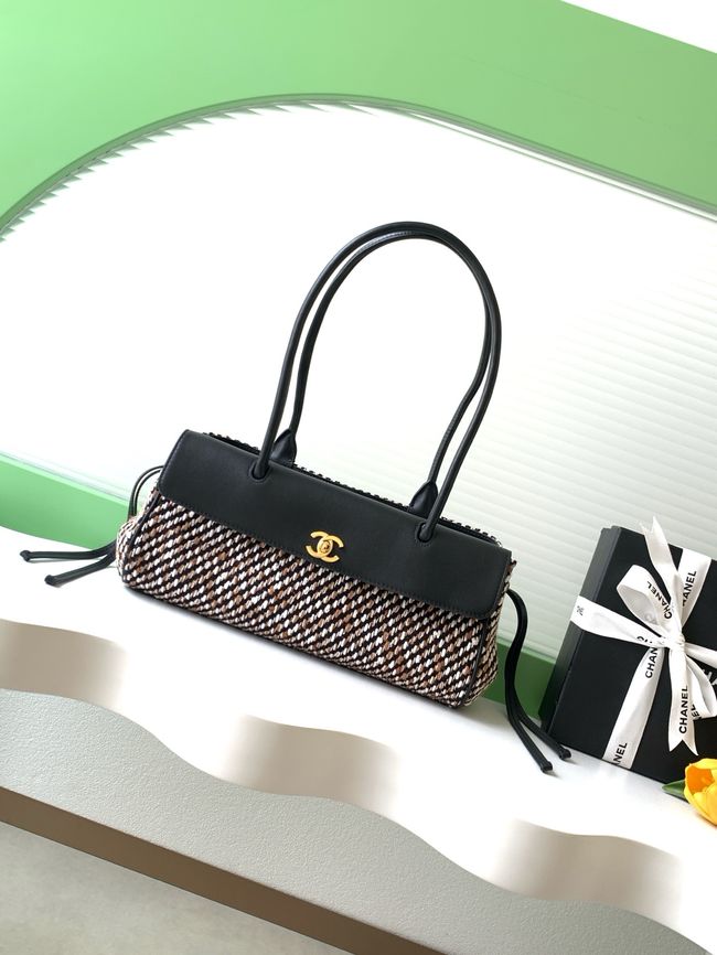 CHANEL Small Tote AS6288 black&Fabric