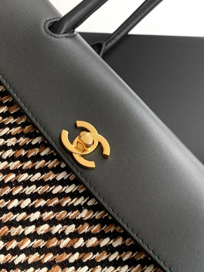 CHANEL Small Tote AS6288 black&Fabric CHANEL Small Tote AS6288 black&Fabric