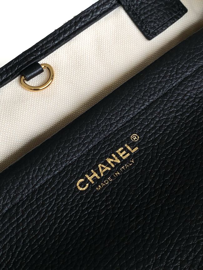 CHANEL Small Tote AS6288 white&black CHANEL Small Tote AS6288 white&black