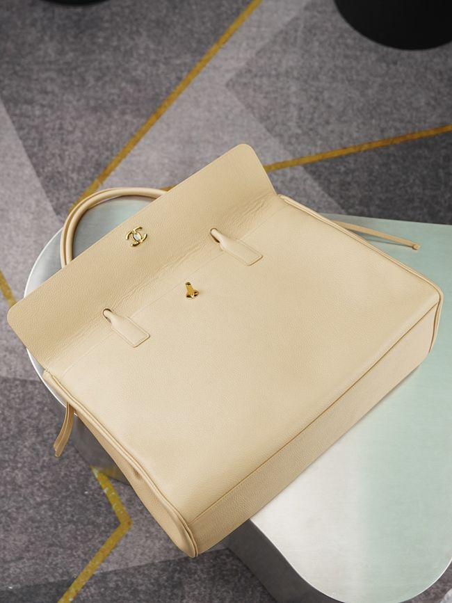 Chanel 26S Grained Calfskin Shopping Bag AS6289 Dark Beige Chanel 26S Grained Calfskin Shopping Bag AS6289 Dark Beige