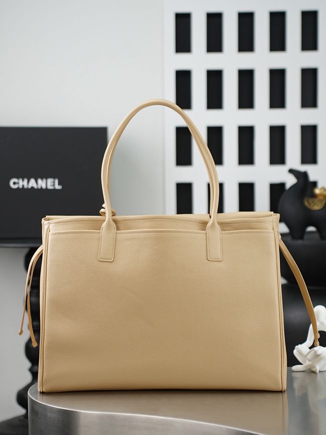 Chanel 26S Grained Calfskin Shopping Bag AS6289 Dark Beige Chanel 26S Grained Calfskin Shopping Bag AS6289 Dark Beige