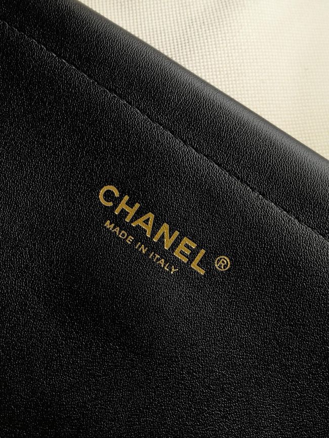 Chanel 26S Grained Calfskin Shopping Bag AS6289 black&Fabric Chanel 26S Grained Calfskin Shopping Bag AS6289 black&Fabric