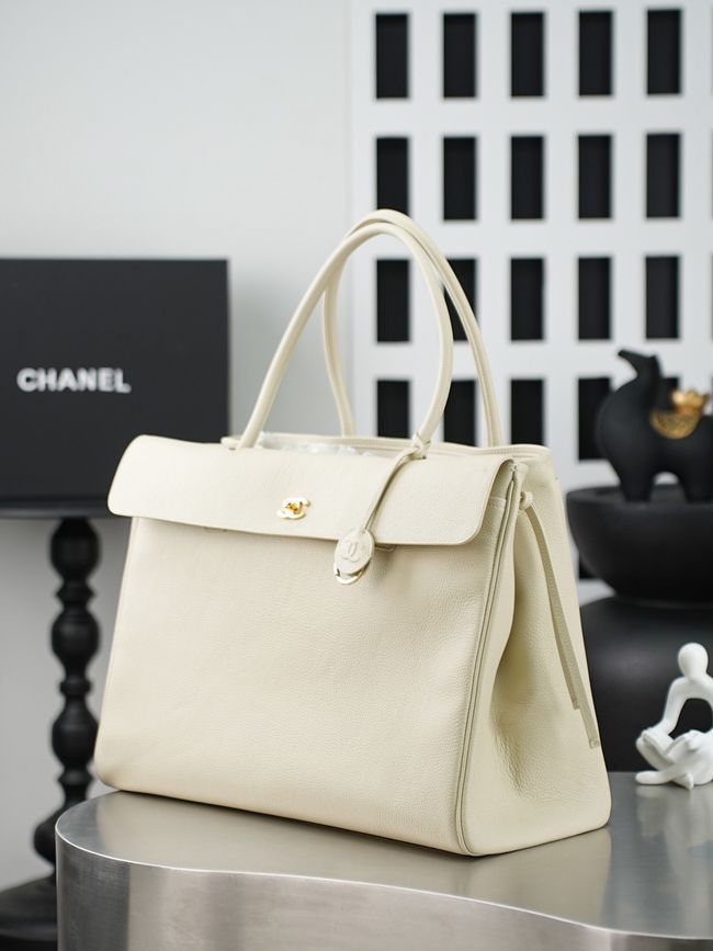 Chanel 26S Grained Calfskin Shopping Bag AS6289 cream Chanel 26S Grained Calfskin Shopping Bag AS6289 cream