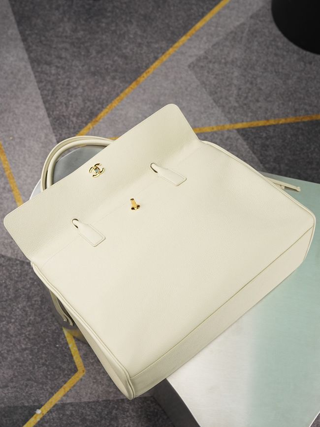 Chanel 26S Grained Calfskin Shopping Bag AS6289 cream Chanel 26S Grained Calfskin Shopping Bag AS6289 cream