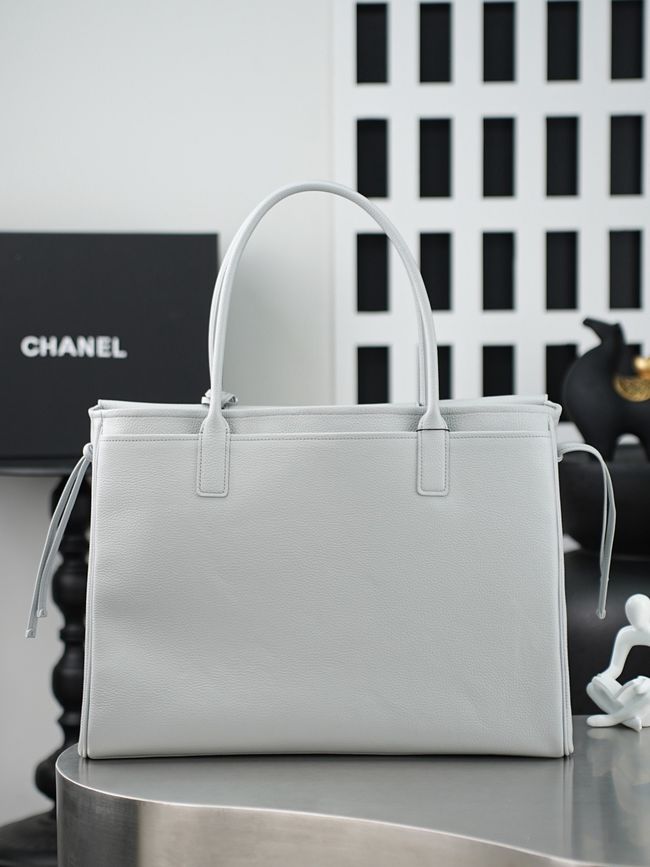 Chanel 26S Grained Calfskin Shopping Bag AS6289 ice blue Chanel 26S Grained Calfskin Shopping Bag AS6289 ice blue