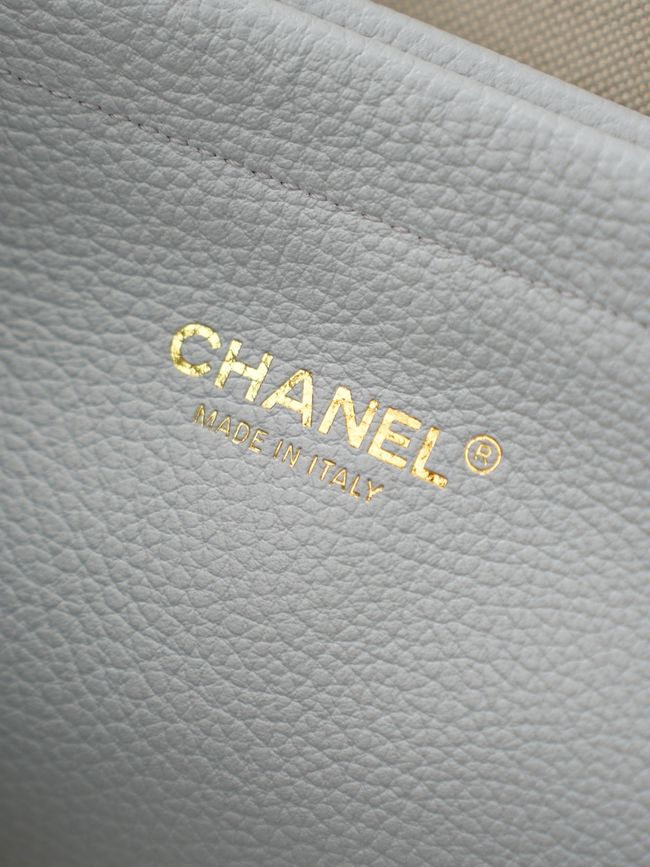 Chanel 26S Grained Calfskin Shopping Bag AS6289 ice blue Chanel 26S Grained Calfskin Shopping Bag AS6289 ice blue