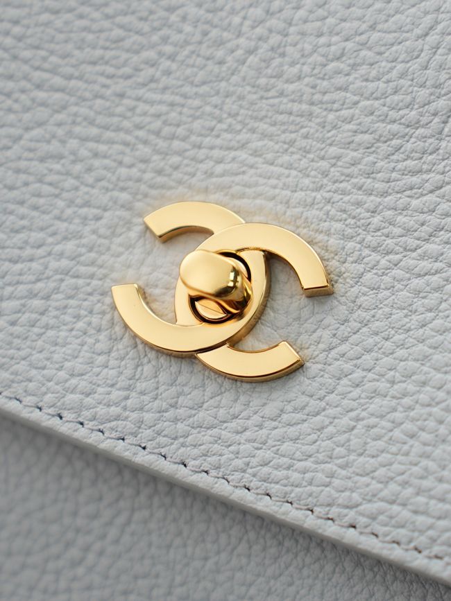Chanel 26S Grained Calfskin Shopping Bag AS6289 ice blue Chanel 26S Grained Calfskin Shopping Bag AS6289 ice blue