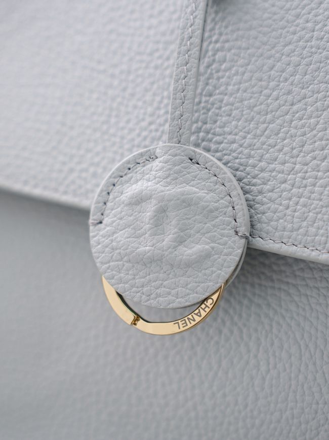 Chanel 26S Grained Calfskin Shopping Bag AS6289 ice blue Chanel 26S Grained Calfskin Shopping Bag AS6289 ice blue
