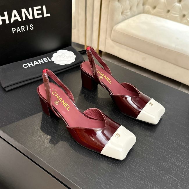 Chanel Pumps Lambskin heel G47189-1