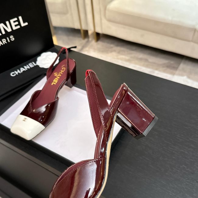 Chanel Pumps Lambskin heel G47189-1