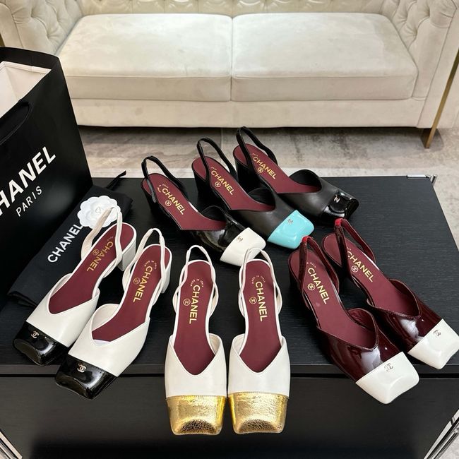 Chanel Pumps Lambskin heel G47189-1