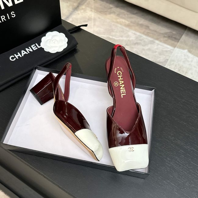 Chanel Pumps Lambskin heel G47189-1