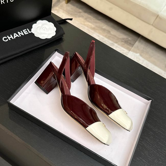 Chanel Pumps Lambskin heel G47189-1