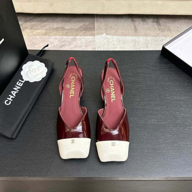 Chanel Pumps Lambskin heel G47189-1
