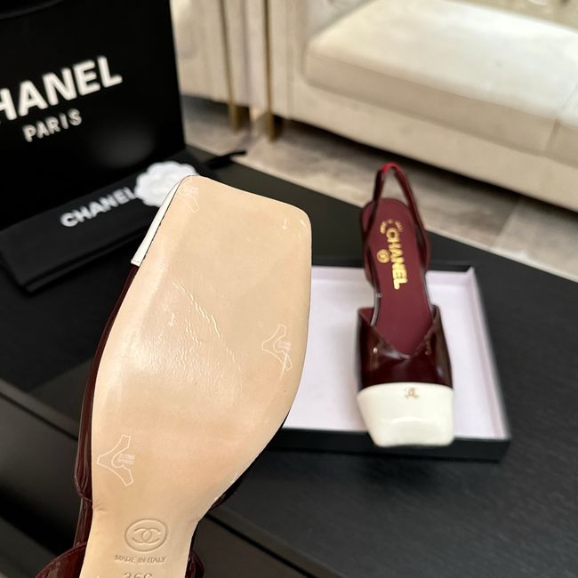 Chanel Pumps Lambskin heel G47189-1