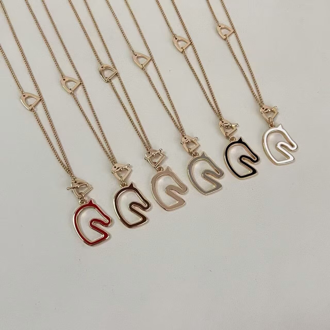 Hermes Necklace HN63022 Rose Gold Chain