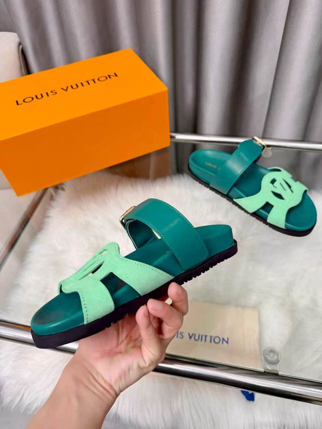 Louis Vuitton Slippers Shoes 69000-1