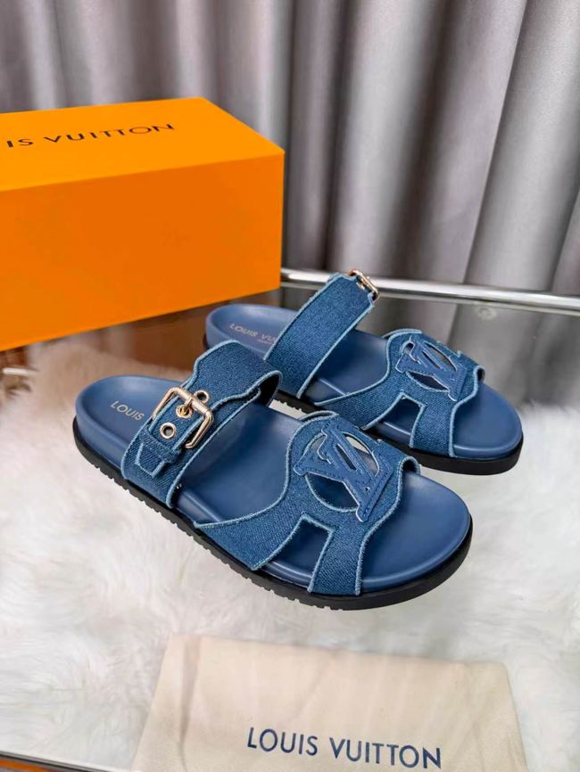 Louis Vuitton Slippers Shoes 69000-2