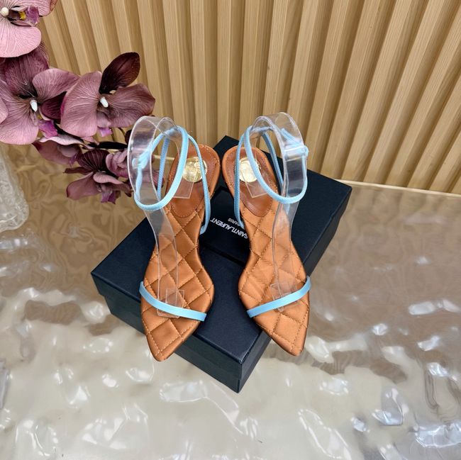 Saint Laurent pumps in satin crepe Heel 10CM 69001-1
