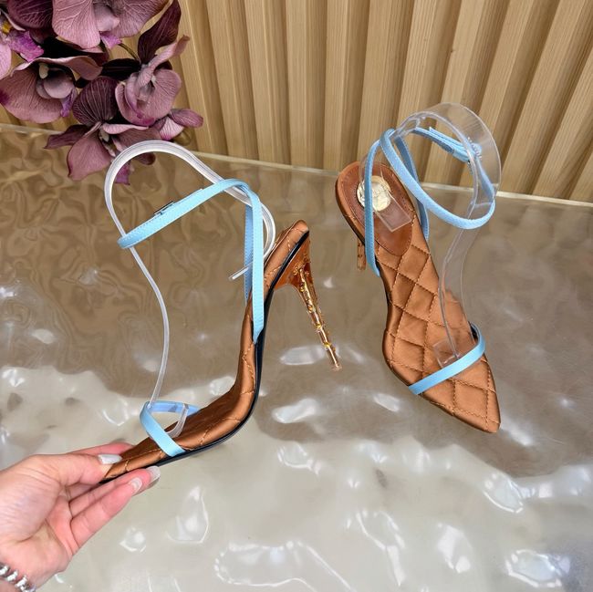 Saint Laurent pumps in satin crepe Heel 10CM 69001-1