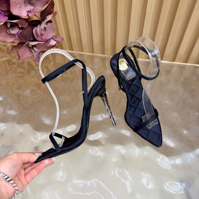 Saint Laurent pumps in satin crepe Heel 10CM 69001-2