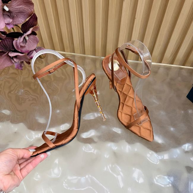 Saint Laurent pumps in satin crepe Heel 10CM 69001-3