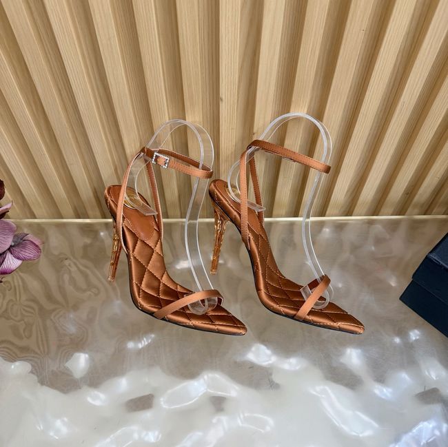 Saint Laurent pumps in satin crepe Heel 10CM 69001-3