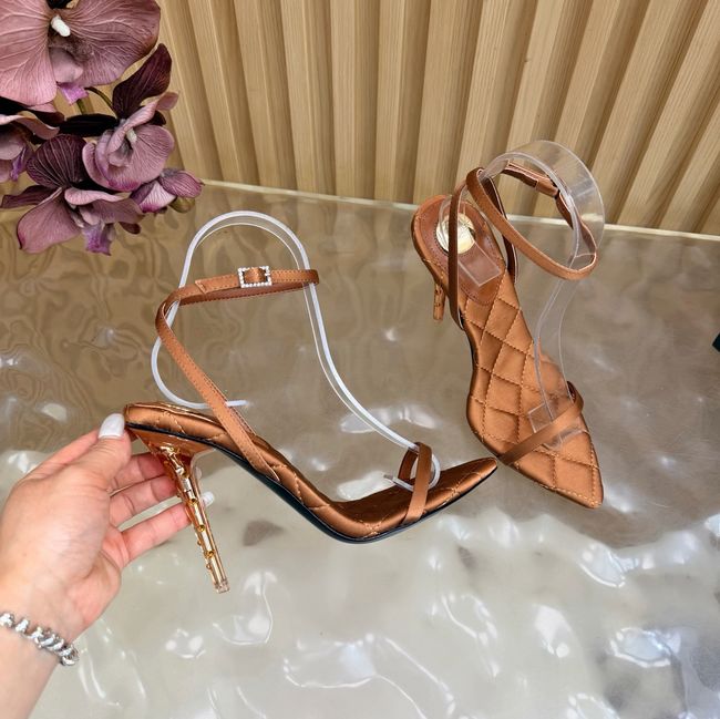Saint Laurent pumps in satin crepe Heel 10CM 69001-3