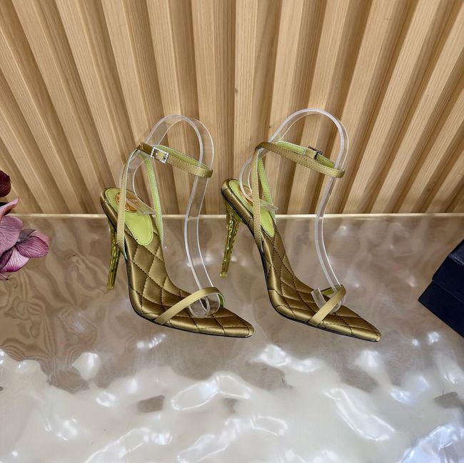 Saint Laurent pumps in satin crepe Heel 10CM 69001-6