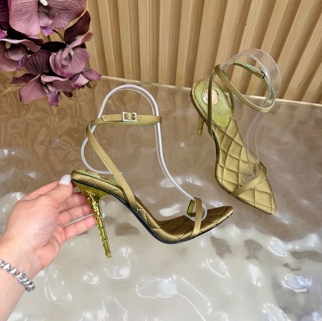 Saint Laurent pumps in satin crepe Heel 10CM 69001-6