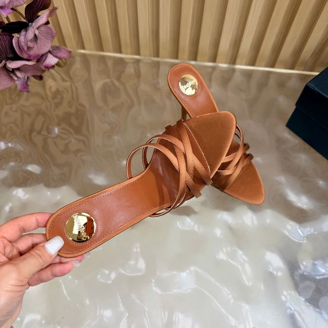 Saint Laurent in satin crepe and rhinestones Heel 9CM 69002-5