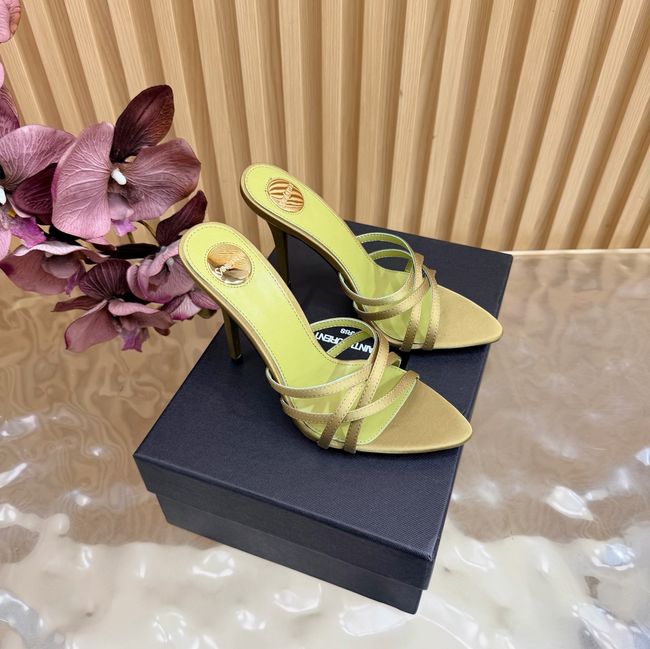 Saint Laurent in satin crepe and rhinestones Heel 9CM 69002-6