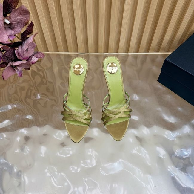 Saint Laurent in satin crepe and rhinestones Heel 9CM 69002-6