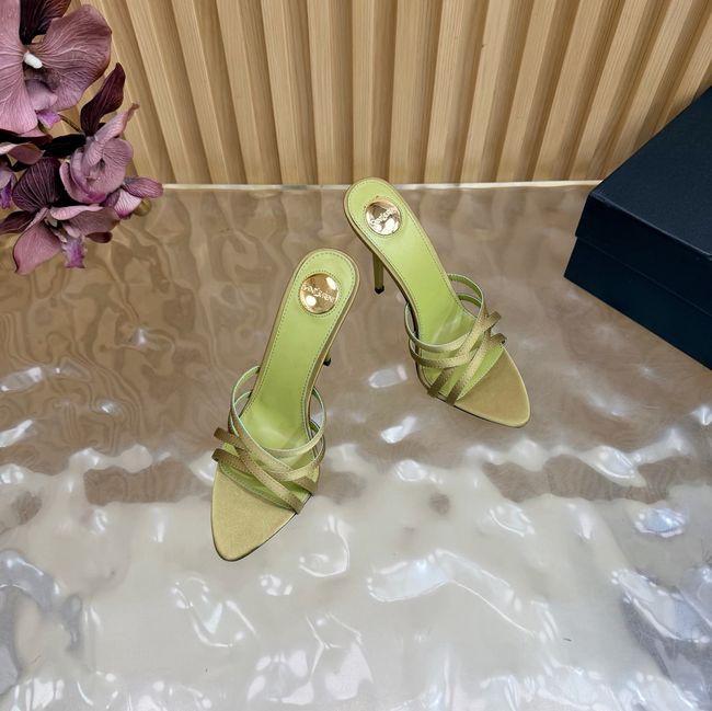 Saint Laurent in satin crepe and rhinestones Heel 9CM 69002-6