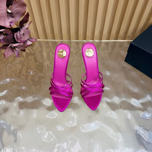 Saint Laurent in satin crepe and rhinestones Heel 9CM 69002-7
