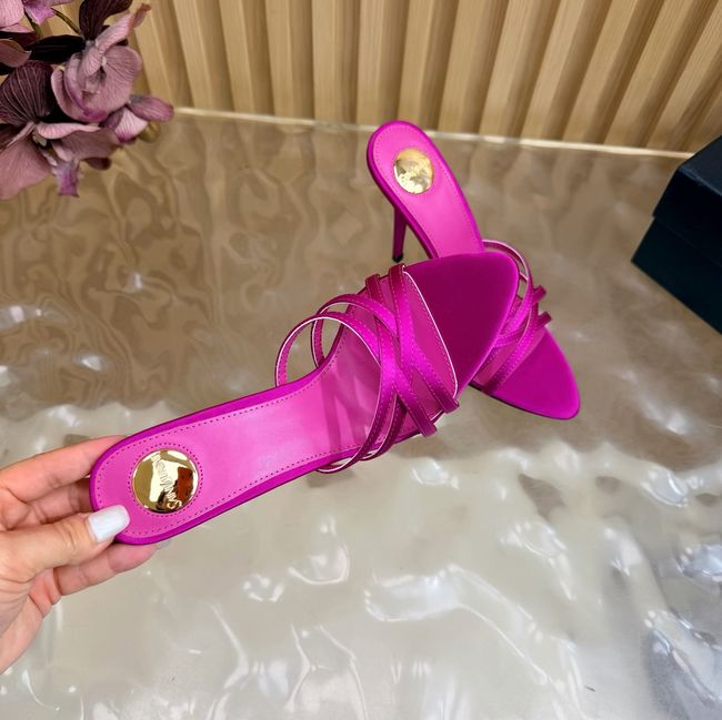 Saint Laurent in satin crepe and rhinestones Heel 9CM 69002-7