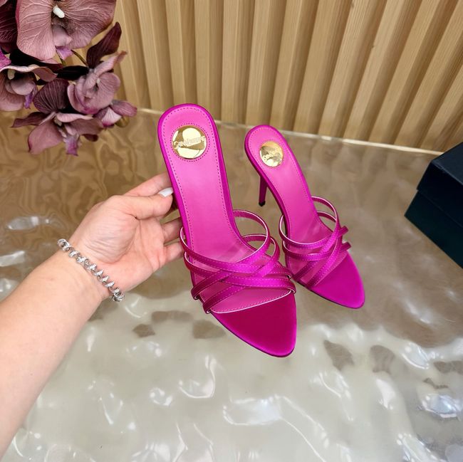 Saint Laurent in satin crepe and rhinestones Heel 9CM 69002-7