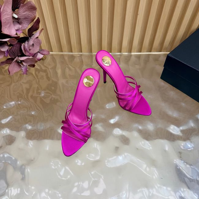 Saint Laurent in satin crepe and rhinestones Heel 9CM 69002-7